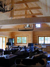 Custom Timber Buildings - Lakeside Lodge Interior